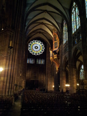 Inside the cathedral