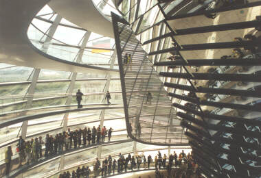 Inside the Reichstag Atrium