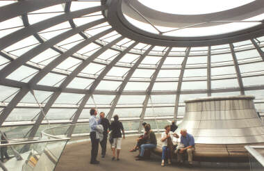 The top of the Reichstag Atrium