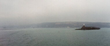 Leaving England - Fishguard Harbour