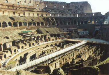 Inside the Colosseum