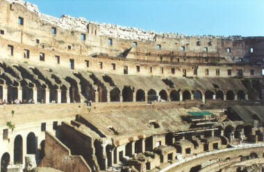 Inside the Colosseum