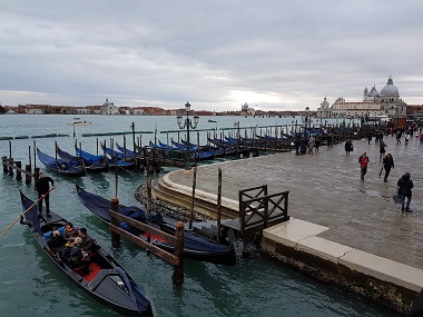 Gondolas near Piazzo San Marco