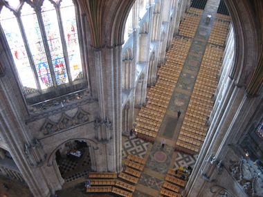 Ely Cathedral Floor from the Octagon