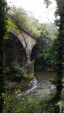 Train Bridge from Below