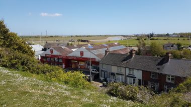 View of the Coast from Ypres Castle Inn