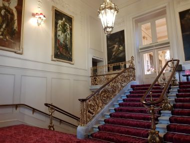 Staircase from Stalls to Crush Room Staircase from Stalls to Crush Room