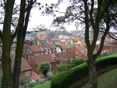 Looking Over the Lower Town (from castle mound)