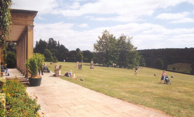 Polesden Lacey - Looking south over the North Downs