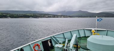 Approaching Brodick