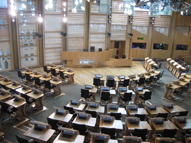 Inside the Scottish Parliament