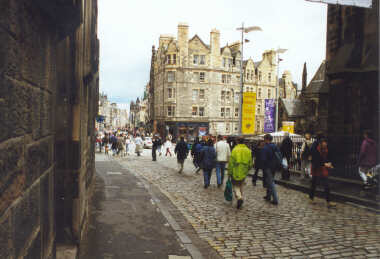 The Royal Mile (near the castle)