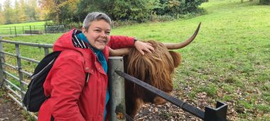 Highland Cow and Mel