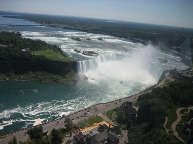 Canadian Falls from the Skylon