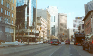 Near Portage & Main (Winter)