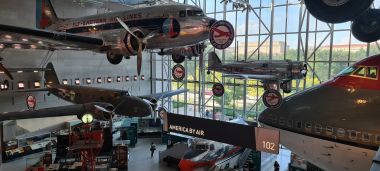 Planes Inside the National Air and Space Museum